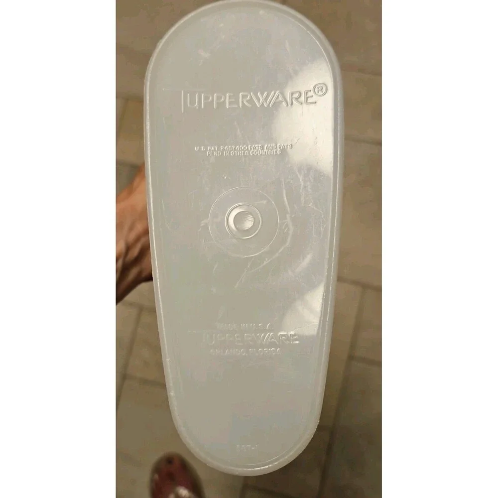 Vintage Tupperware Sheer #587 Pour And Store With Handle No Lid Replacement